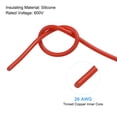 thumbnail image 3 of Silicone Wire 26AWG 26 Gauge Flexible Tinned Copper Standard High-Temperature Hookup Wire Red 75m/246ft, 3 of 6