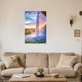 thumbnail image 3 of ZHONGYUTONG Christian Canvas Wall Art Psalm 23 Painting Bible Verses Pictures Scripture Wall Decor Inspirational Prints for Home Bedroom Decor Framed (12.00" x 18.00"), 3 of 5