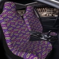 thumbnail image 2 of Uemuo Carnival Masks and Beads Pattern Car Seat Covers for Front Seats Waterproof Seat Covers for Cars, Universal Auto Front Seats Protector Fits for Car-2 PCS, 2 of 6