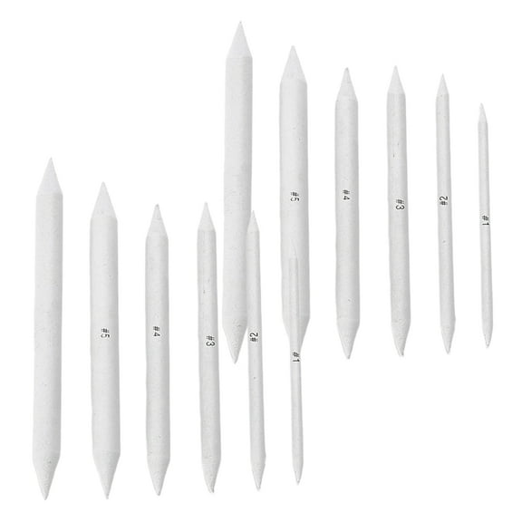 STRANDCHIC White Blending Sticks for Artists, 2 Sets, Perfect Back to School Drawing Supplies for Art Students