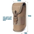 thumbnail image 2 of Outdoor Durable Tactical Glasses Pouch Army - Style Sunglasses & Flashlight Storage with Buckle, 2 of 6