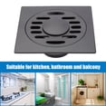 thumbnail image 1 of Desagüe de Piso de Ducha Con Cubierta de Patrón Redondo Extraíble Tipo Giratorio de Acero Inoxidable Engrosado Niveles de Nivelación Ajustable Colador de Pelo Accesorios de Ba? Baño Fugacal NO, 1 of 9
