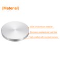 thumbnail image 3 of Unique Bargains M8 Thread 60mm Diameter Round Shape Aluminum Disc Hardware 8pack Aluminum Circle Disc Glass Top Adapter for Glass Table, 3 of 5