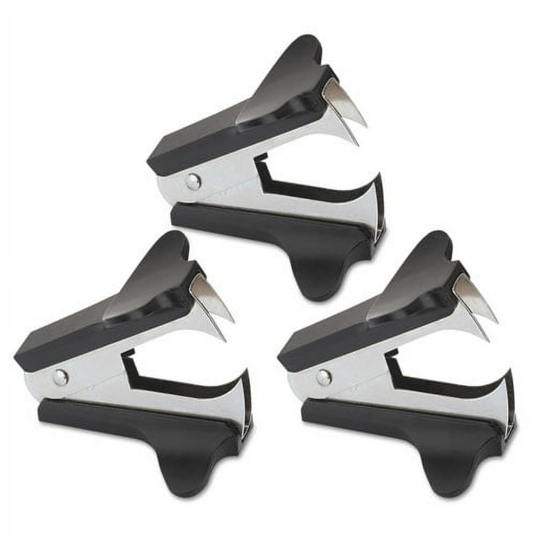 Jaw Style Staple Remover, Black, 3/Pack Jaw Style Staple Remover, Black, 3/Pack