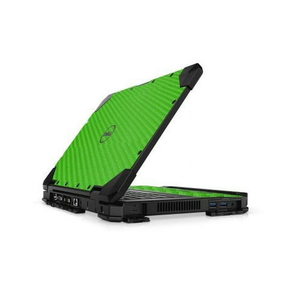 Dell Latitude 14 RUGGED 7420 7424 GREEN CARBON FIBER Laptop Skin