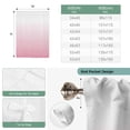 thumbnail image 6 of Pink Ombre Tie Up Curtains for Windows, Adjustable Balloon Window Shades, Aesthetics Contemporary Luxury Abstract Art Kitchen Window Treatments Adjustable Roll Up Curtain for Basement/Nursery 52"x45", 6 of 8