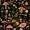 Black 03, variant on Homewish Cute Fairies Bird Hedgehog Twin Quilt Set,Kawaii Mushrooms Flowers Twin Coverlet Set,Black,Black Reversible,2pcs