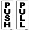 thumbnail image 3 of Push Pull Door sticker, 3 of 3