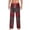 Red, variant on Abtuhar Man Fashion Printing Elastic Waist Drawstring Fallow Full Length Pants,Orange,S