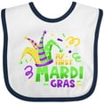 thumbnail image 3 of Inktastic My First Mardi Gras-jester Hat Boys or Girls Baby Bib, 3 of 4