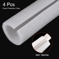 thumbnail image 3 of Uxcell Foam Tube Sponge Protective Sleeve Heat Preservation 60mmx50mmx500mm for Pipe Insulation Wraps, Pack of 4, 3 of 6