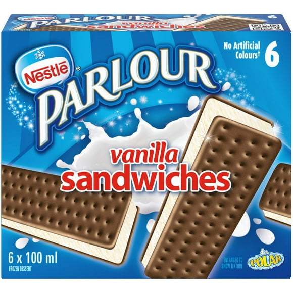 PARLOUR® Sandwichs à la vanille 6 x 100mL