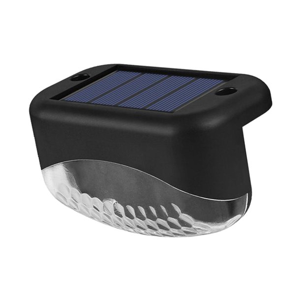 Luz solar para jardín, valla impermeable, lámpara de patio, luces de cubierta para patio, garaje, decoración , luz blanca Baoblaze Luz al aire libre