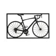 thumbnail image 1 of Arte de pared de bicicleta, escultura creativa de pared para sala de estar, dormitorio, tallado, artesanía de metal coleccionable, rústico, pasillo, oficina, club, bar, decoración de Negro, 1 of 8
