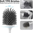 thumbnail image 2 of Customize Your Clean: Personalized Tpr Toilet Brush Set, Wall Mounted Or Flooring, For A Tailored Bathroom Experience, 2 of 5