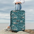 thumbnail image 4 of Uemuo Modern Excavator Printed Washable Luggage Cover - Fashion Suitcase Protector Fits 18-32 Inch Luggage -, 4 of 9