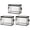 3pc, variant on Clear Transparent Clothes Storage Box with Reinforced Side Handles, Foldable Stackable Zipper Closet Organizer Bin for Blankets Towels Seasonal Clothing Bedroom Closet Storage,4pc.