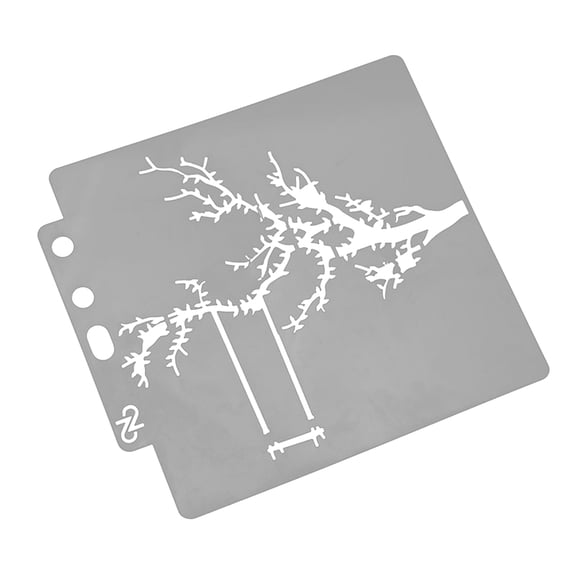 BESTOYARD Grey Drawing Stencils Made of Durable Eco Plastic for Painting Scrapbooking and Crafts