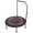 Black, variant on Imerelez 40 Inch Mini Exercise Trampoline for Adults or Kids - Indoor Fitness Rebounder with Safety Pad, Max Load 300 lbs
