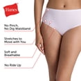 thumbnail image 5 of Hanes Womens Hanes Women’s Underwear Briefs Pack, 6-Pack, Cotton-Stretch Brief, Moisture-Wicking, 5 of 8