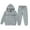 T-32Grey10, variant on MEZZALL Children Outfits Tracksuits Sweatsuit Kids Long Sleeved Letter Print Hooded Tops Sweatshirt Sweatpants Sets Hoodie Trousers Pant Sets Comfort Clothes Sets