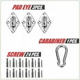 thumbnail image 4 of ColorTree 6 Inch Hardware Kit for Triangle Sun Shade Sail Canopy, 316 Military-Grade Stainless Steel, 4 of 6