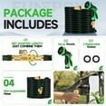 thumbnail image 6 of LOVFEN 150 ft Garden Hose,Non-Expanding Kink Free Flexible Water Hose with 10-Pattern Spray Nozzle, Lightweight Hose Pipe, Leak Proof, 3/4" Swivel Connectors, Super Fabric, Portable Storage Strap, 6 of 6