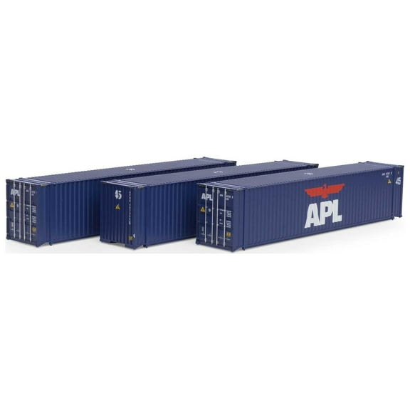 Athearn N 45' Container APL #1 3 ATH17898 N Vehicles