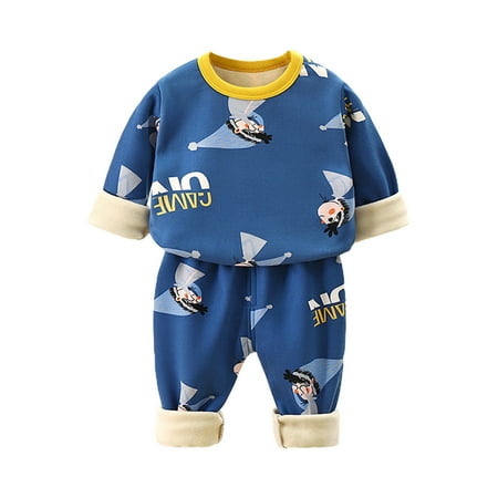 

New Born Wrapping Blanket Matching Baby And Girl Clothes Kids Toddler Baby Girls Boys Autumn Winter Cartoon Print Cotton Long Sleeve Pants Pullover Sleepwear Set Clothes 5t Girls Clothes