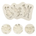 thumbnail image 3 of 1pc Easter Elements Silicone Mold Cookie Baking Mold Baking Tool for Home, 3 of 7