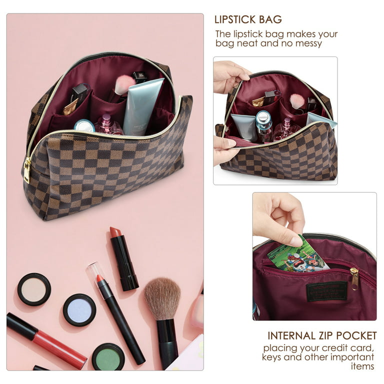 Large Capacity Travel Cosmetic Bag, Hand-held Cosmetic Pouch Toiletry  Travel Organizer for Women, Cosmetics, Make Up Tools, Toiletries 