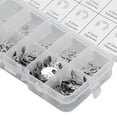 thumbnail image 2 of Ensemble d'Assortiment de Bagues de Retenue Externe, 200 Pcs Type E Clip Assortiment E Clip E Clip Anneau de Retenue Externe Fonctionnalité Polyvalente, 2 of 7