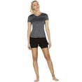thumbnail image 3 of icyzone Workout Shirts Yoga Tops Activewear V-Neck T-Shirts for Women, 3 of 6