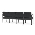 thumbnail image 5 of Lenox Steel Reception Waiting 4 Seats Chair / Charcoal Steel / Dark Gray, 5 of 5