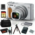 thumbnail image 1 of Canon PowerShot SX740 HS Appareil Photo Numérique (Argent) - 20,3 Mpx, Zoom Optique 40x, Vidéo 4K, Comprend Carte SD 64 Go, Trépied et Plus - Neuf (Modèle International), 1 of 7