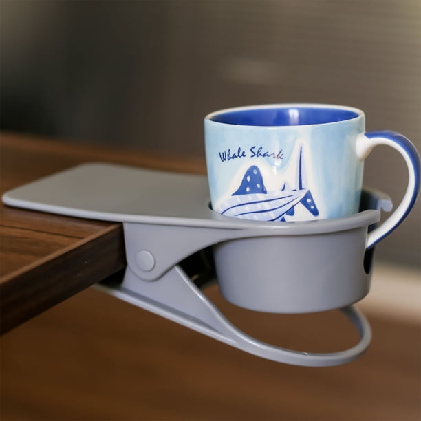 Clip para soporte de taza de escritorio, clip para portavasos de escritorio, soporte para taza de botella de escritorio, abrazadera de mesa, portavasos para botella, funcionalidad de alta precisión