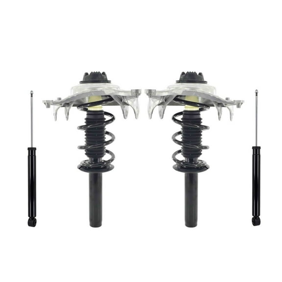 Set of 4 Front Quick Complete Strut-Coil Spring-Rear Shock For 2009-2012 Audi A4