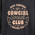 thumbnail image 3 of Instant Message - Cowgirl Social Club - Women's Lightweight French Terry Long Sleeve Shirt, 3 of 6