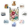 thumbnail image 6 of Bingfone Bird Butterfly Rose Waterproof Foldable Laundry Hamper Bucket With Handles For Storage Bin,Clothes Hamper (Small), 6 of 8