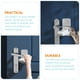 thumbnail image 5 of Cerradura de manija de puerta a prueba de niños, 3 piezas, cerradura de manija de puerta de seguridad para bebés, 5 of 5