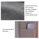 thumbnail image 5 of Injueey Cabecero Impecable Con Funda A Prueba De Polvo E Impermeable Funda De Cabecera De Cama Doble Elástica Premium Decoración del hogar gris medio, 5 of 6