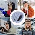 thumbnail image 5 of Gorro de mujer de invierno de punto con forro de satén Gorro cálido de lavado suave de seda suelta, 5 of 5