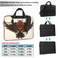 thumbnail image 2 of ZNDUO Bird Japanese Mask Pattern Laptop Bag, 15.6 inch Business Casual Durable Laptop Backpack, 2 of 8
