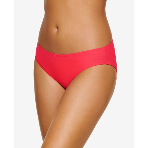 Hula Honey Bas de Bikini Hipster Vibrant pour Femmes, Rouge, P