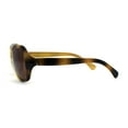 thumbnail image 3 of SA106 Polarized Anti-glare Butterfly Chic 90s Diva Sunglasses Yellow Tortoise Brown, 3 of 4