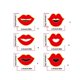 thumbnail image 3 of Alloy Lips Enamel Brooch Pin Fashionable Alloy Mouth Lapel Pin Accessory for Women and Girls Fashion Clothing Jewelry, 3 of 5