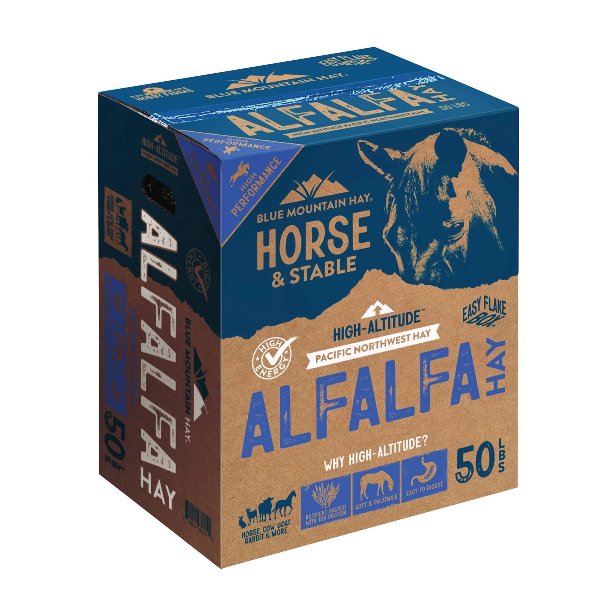 Blue Mountain Hay Alfalfa Hay - Pack of 8