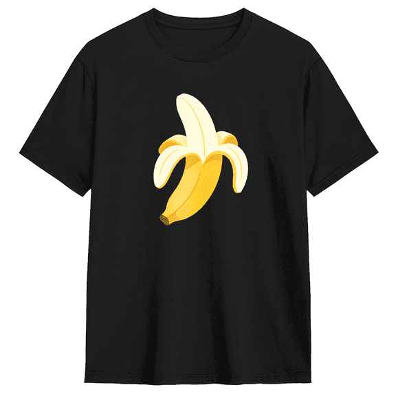 Banana Vintage Graphic Tee for Men and Women, Fun Party Cotton Short Sleeves T-Shirt