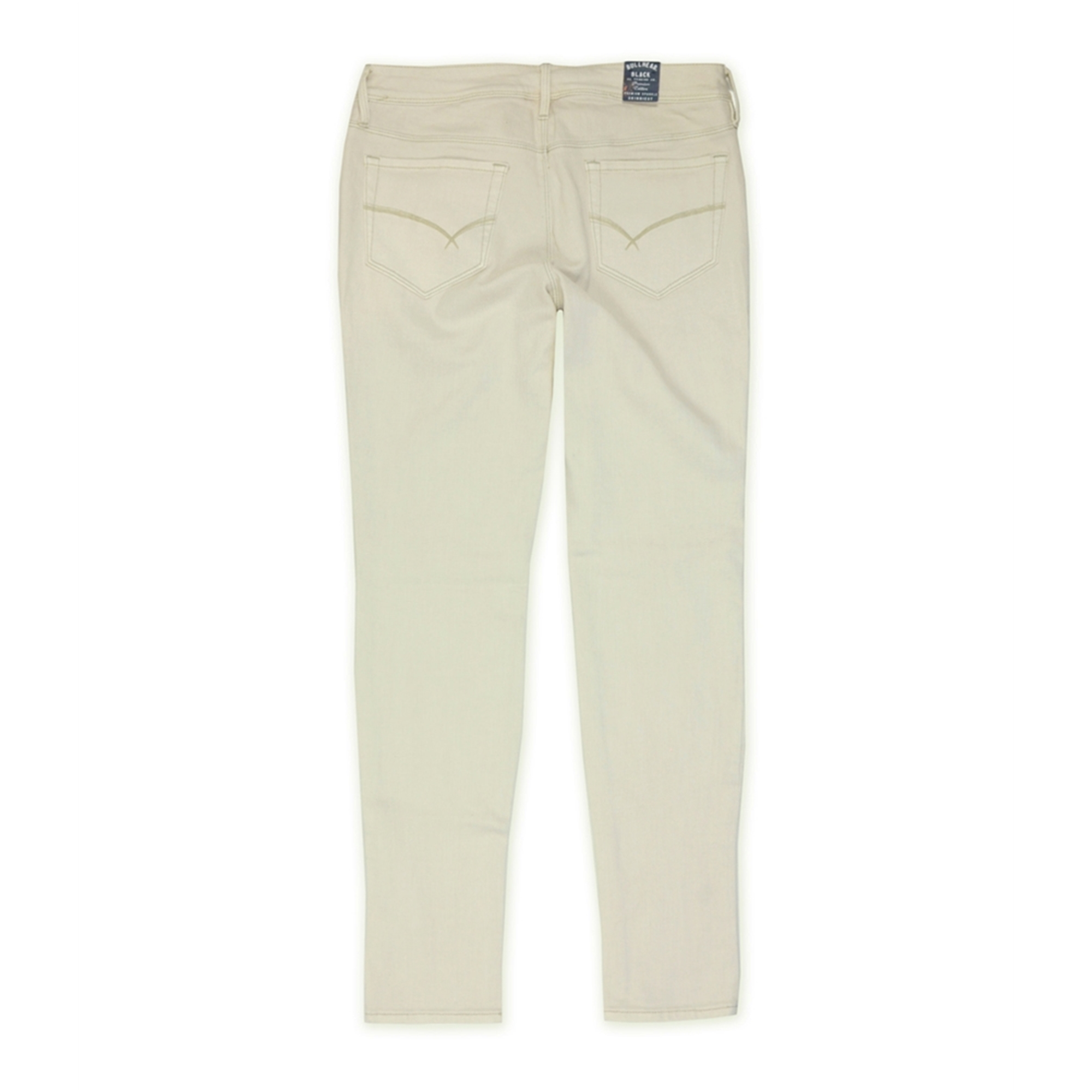 Bullhead Denim Co. Womens Premium Sparkle Skinniest Skinny Fit Jeans, Beige, 11 - image 2 of 2