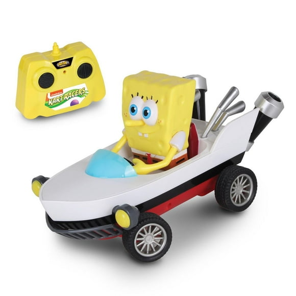 Bateau RC Kart Bob l'éponge NKOK (2401) - Blanc/Jaune